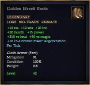 Golden Efreeti Boots