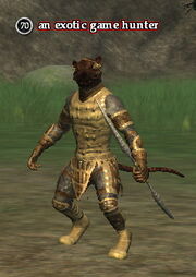 An exotic game hunter