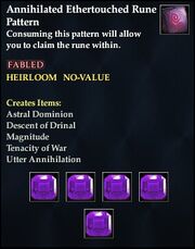 Annihilated Ethertouched Rune Pattern