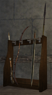 Weapon Rack Sales Display Placed