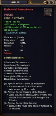 Barbute of Benevolence