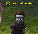 A twisted hominid