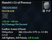 Hanshi's Gi of Prowess