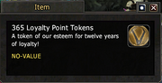 365 Loyalty Point Tokens