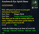 Arachmech Eye Spirit Stone