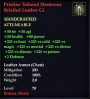 Pristine Tailored Dexterous Bristled Leather Gi