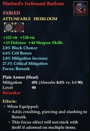 Warlord's Irebound Barbute
