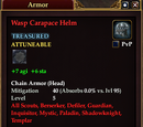 Wasp Carapace Helm