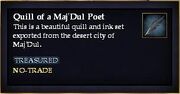 Quill of a Maj'dul Poet