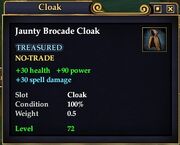 Jaunty Brocade Cloak