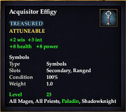 Acquisitor Effigy