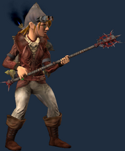 Blistered Staff of Elemental Essence (Equipped)