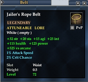 Jailer's Rope Belt