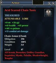 Acid Scarred Chain Tunic