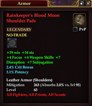 Rainkeeper's Blood Moon Shoulder Pads