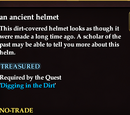 An ancient helmet