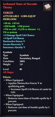 Icebound Tome of Necrotic Theory