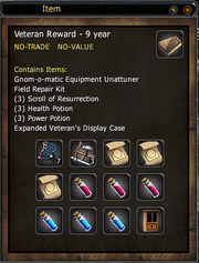Veteran Reward - 9 years