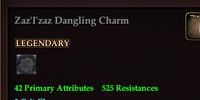 Zaz'I'zaz Dangling Charm