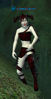 A lamia carver