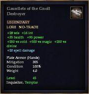 Gauntlets of the Gnoll Destroyer