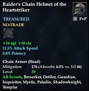 Raider's Chain Helmet of the Heartstriker