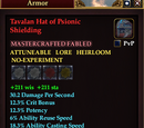 Tavalan Hat of Psionic Shielding