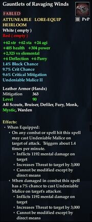 Gauntlets of Ravaging Winds
