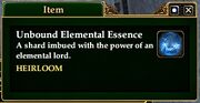 Unbound Elemental Essence