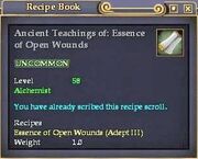 Ancient Teachings of- Essence of Open Wounds