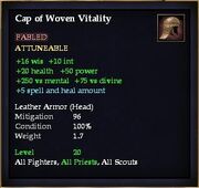 Cap of Woven Vitality