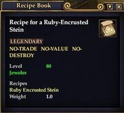 Recipe for a Ruby-Encrusted Stein