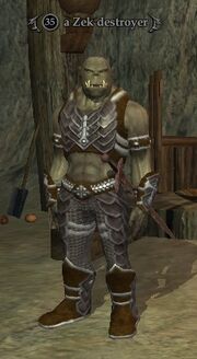 A Zek destroyer
