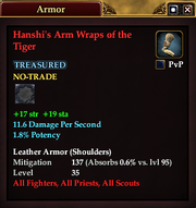 Hanshi's Arm Wraps of the Tiger