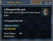 A Freeport fire pot