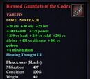 Blessed Gauntlets of the Codex