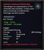 Zatozia's Restored Bullwhip