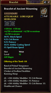 Bracelet of Ancient Mourning