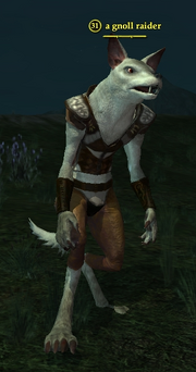 A gnoll raider