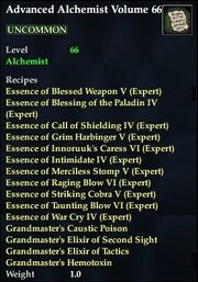 Advanced Alchemist Volume 66