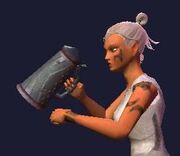 Gertrude's Ornamental Stein (Equipped)