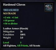 Hardened Gloves