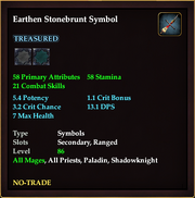 Earthen Stonebrunt Symbol