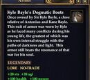 Kyle Bayle's Dogmatic Boots