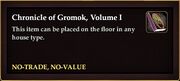 Chronicle of Gromok, Volume I