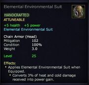 Elemental Environmental Suit