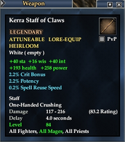 Kerra Staff of Claws
