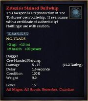 Zatozia's Stained Bullwhip
