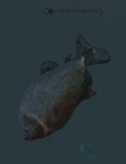 A red piranha guardian