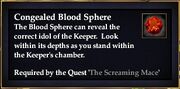 Congealed Blood Sphere
